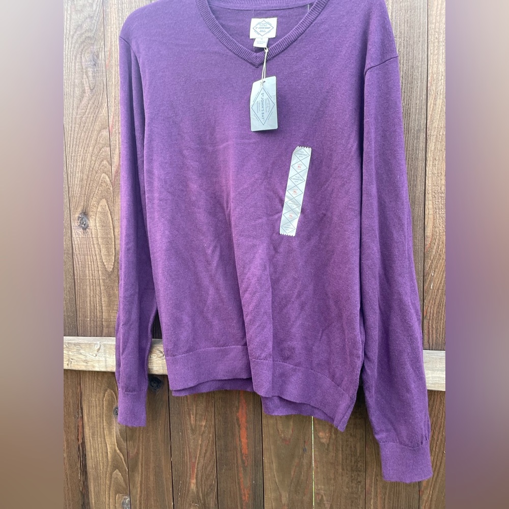 Purple Mens Sweater XL